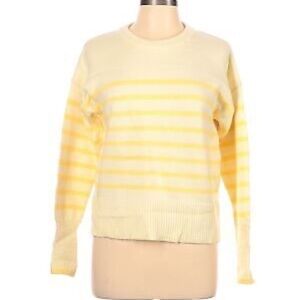 Philosophy Republic Clothing Striped Yellow Sweater NWT Small